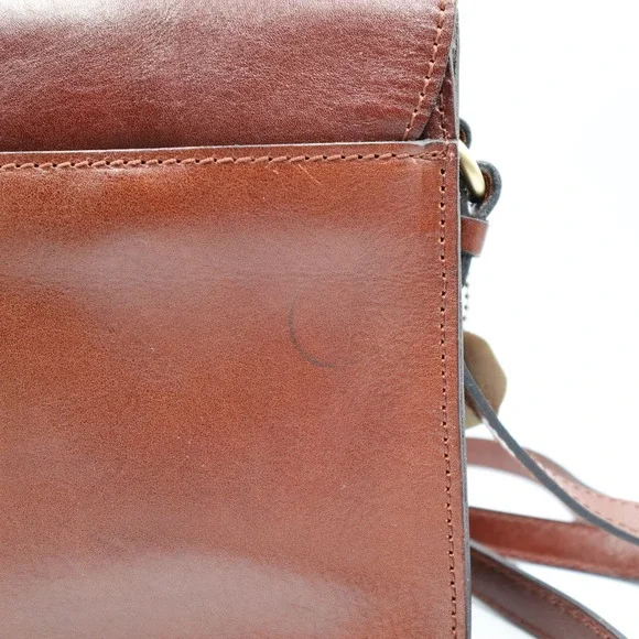 Patricia Nash Lari Crossbody Bag British Tan Vintage Veg Tan Leather P170333 - Picture 3 of 15